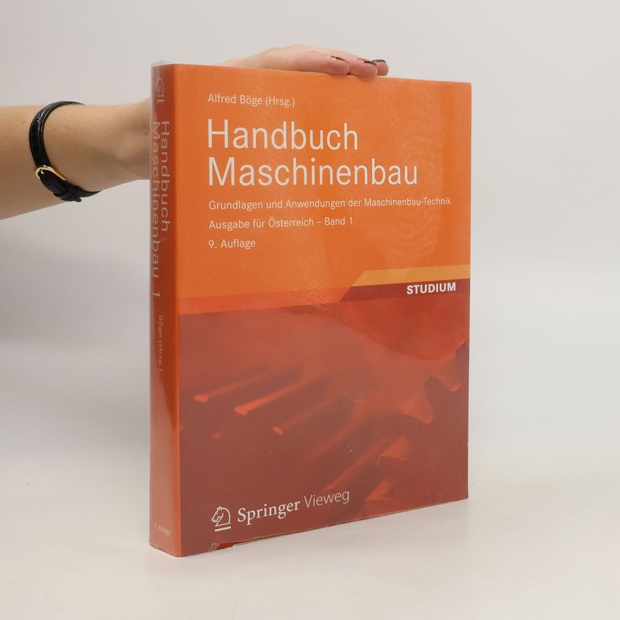 Alfred Böge Handbuch Maschinenbau