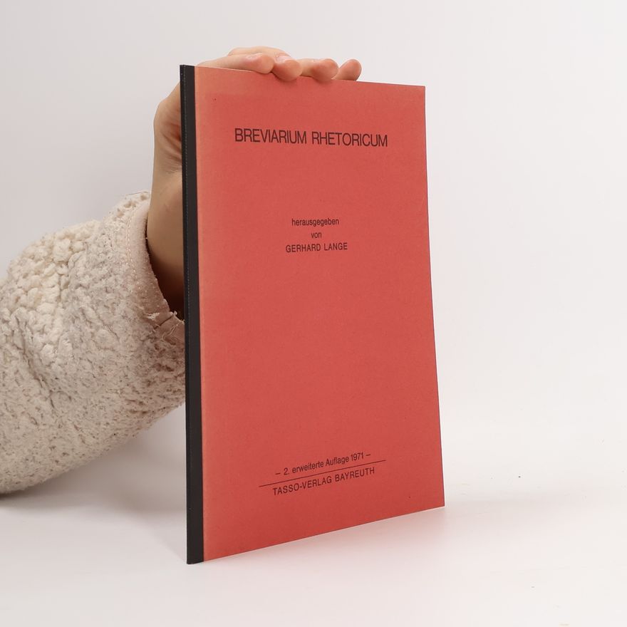 Gerhard Lange Breviarium Rhetoricum