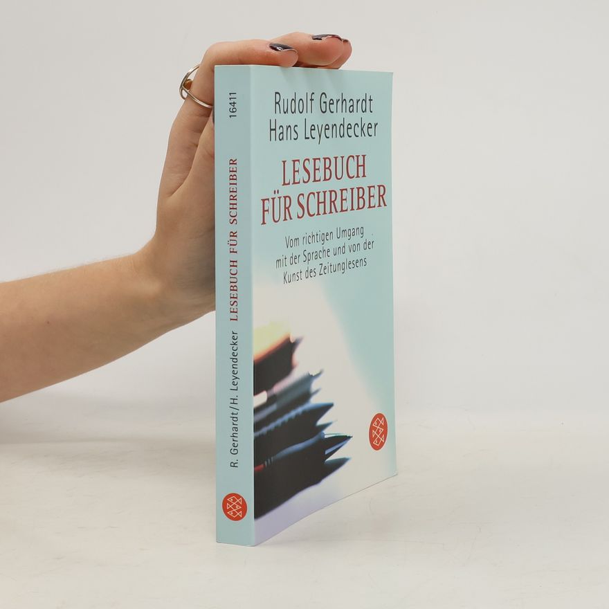 Rudolf Gerhardt Lesebuch für Schreiber