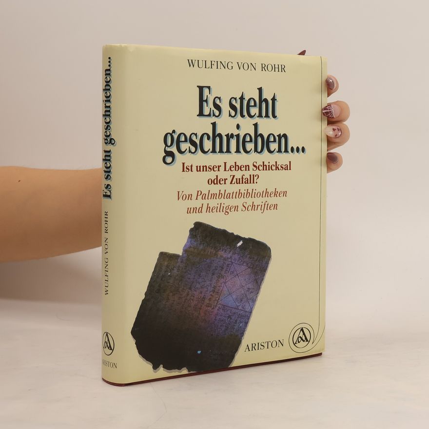 Wulfing von Rohr Es steht geschrieben ...