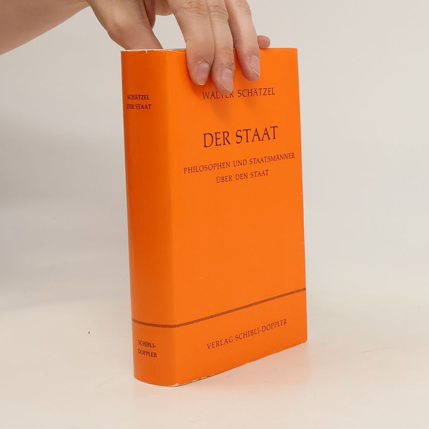 Walter Schätzel Der Staat