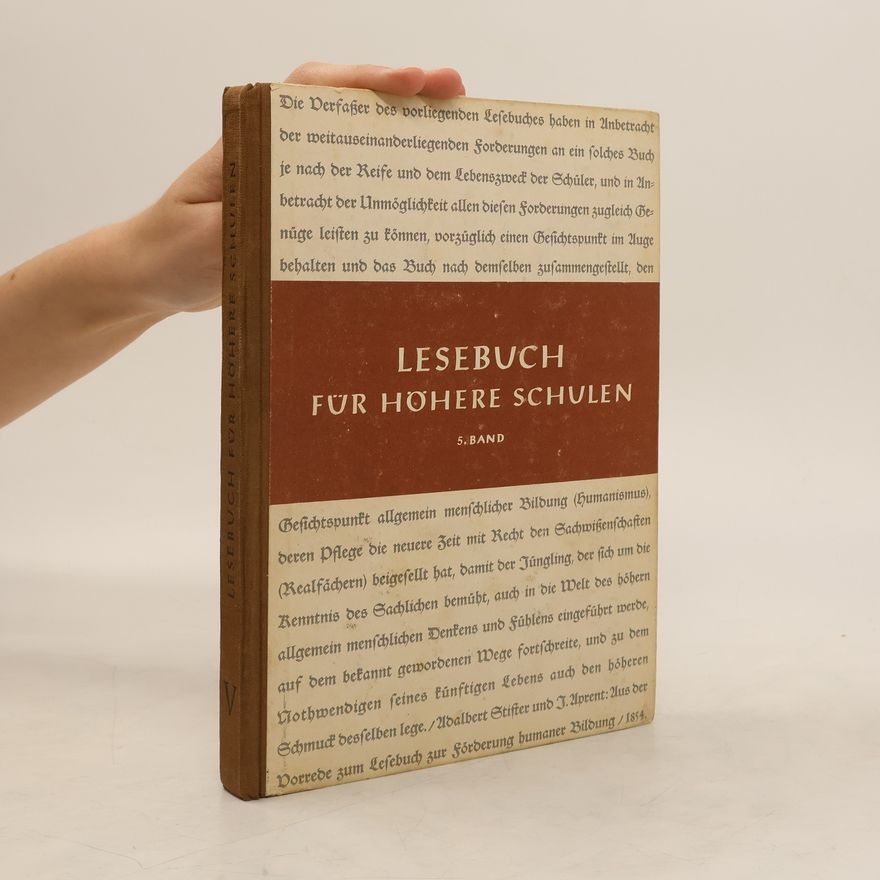 Various authors Lesebuch für höhere Schulen. Band 5