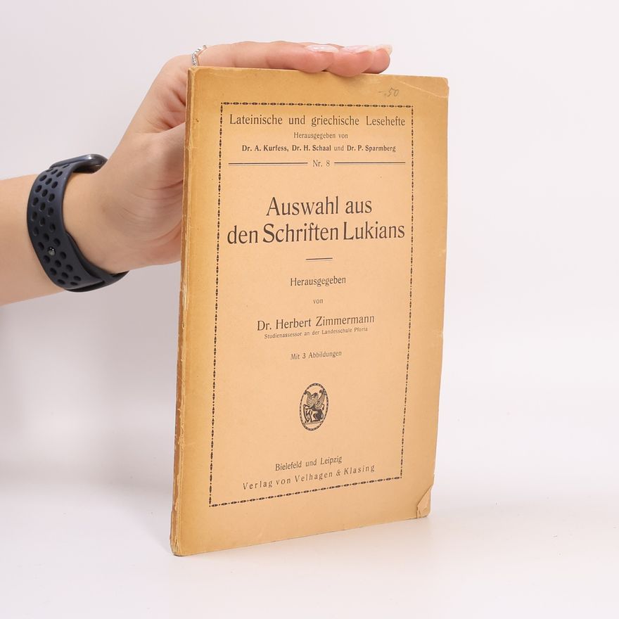 Herbert Zimmermann Auswahl aus den Schriften Lukians