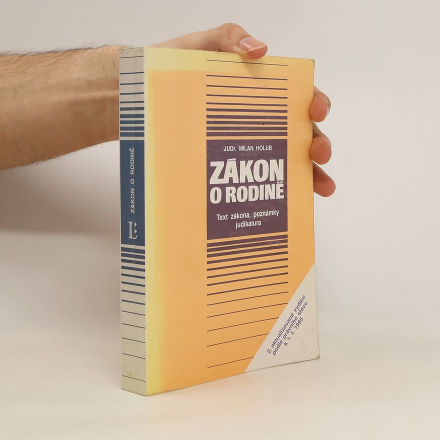 Milan Holub Zakon o rodině