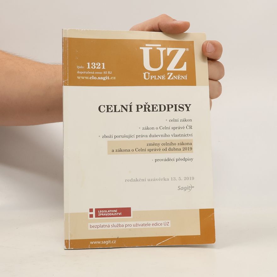 Sagit ÚZ 1321 Celní předpisy