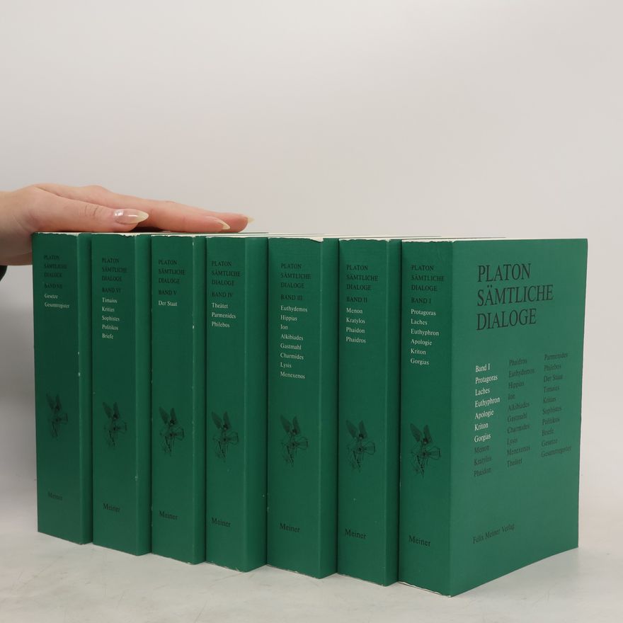 Platon Sämtliche Dialoge. Band 1-7
