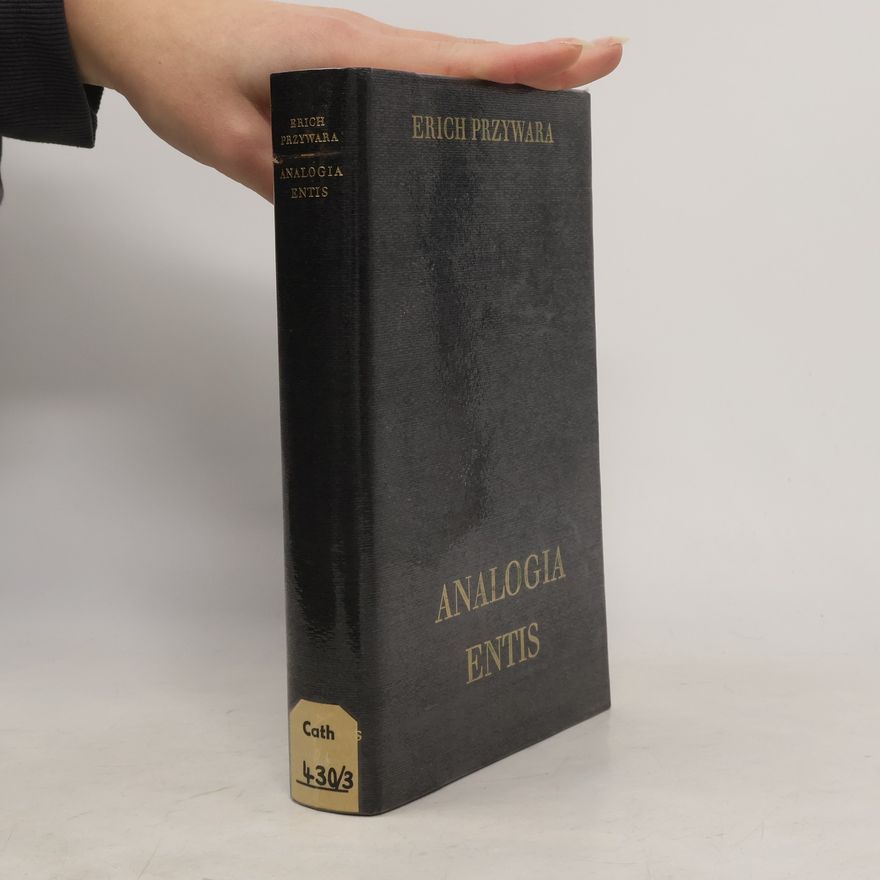 Erich Przywara Analogia entis