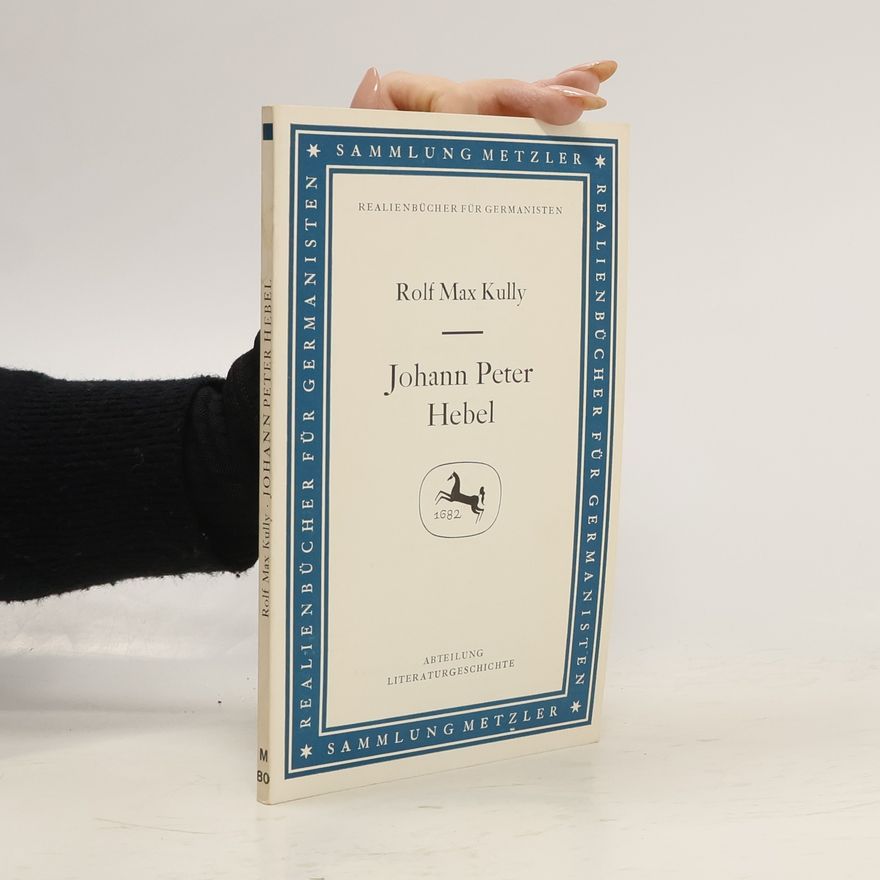 Rolf Max Kully Johann Peter Hebel