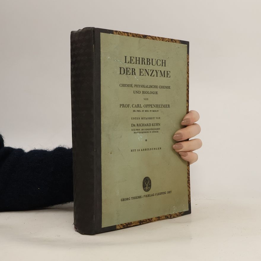 Karl Oppenheimer Lehrbuch der enzyme