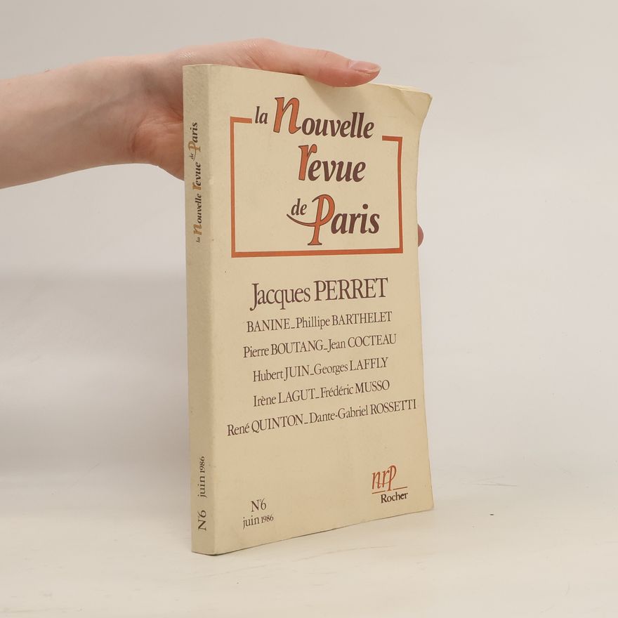 Jacques Perret La Nouvelle revue de Paris