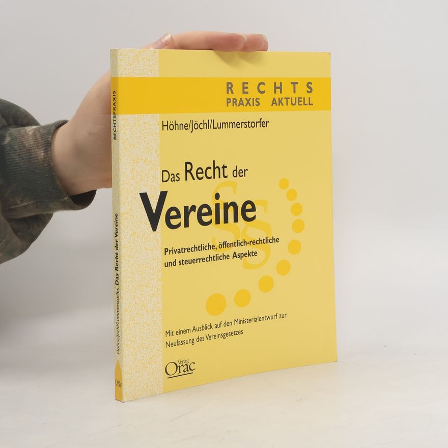 Thomas Höhne Das Recht der Vereine