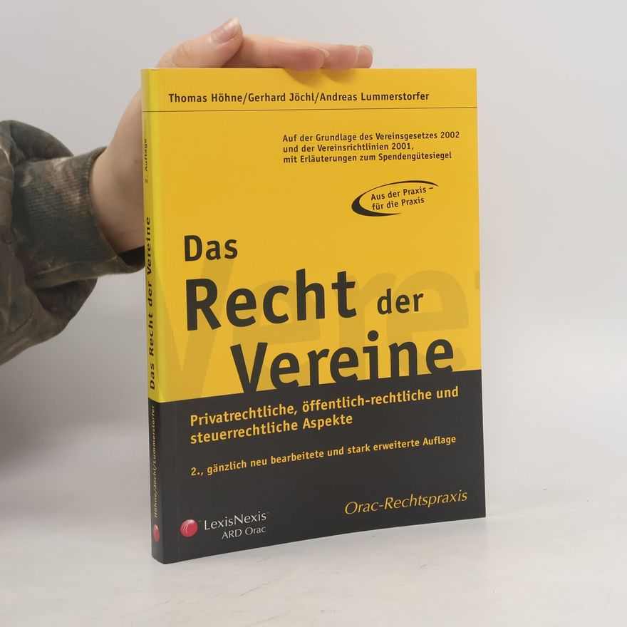 Thomas Höhne Das Recht der Vereine