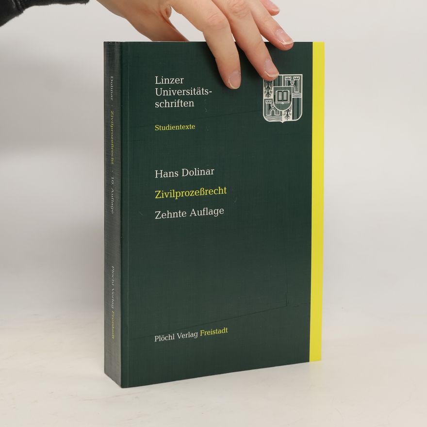 Hans Dolinar Zivilprozeßrecht