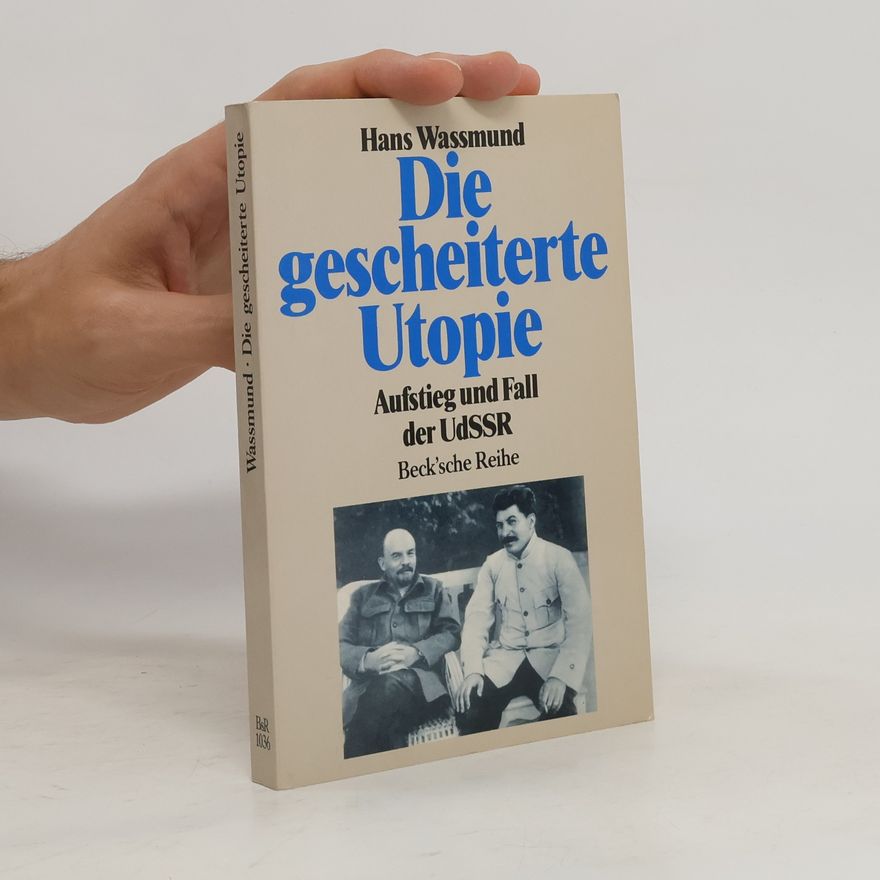 Hans Wassmund Die gescheiterte Utopie