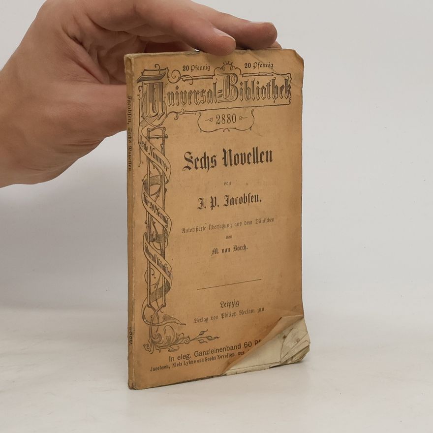 Jens Peter Jacobsen Sechs Novellen