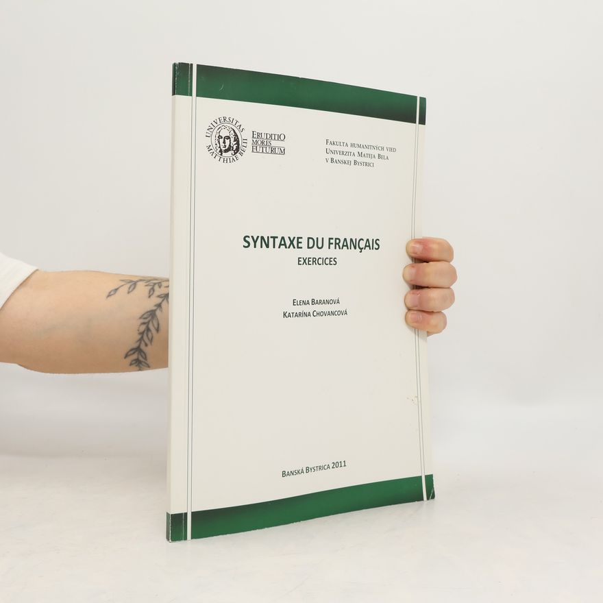 Kolektív autorov Syntaxe du Francais