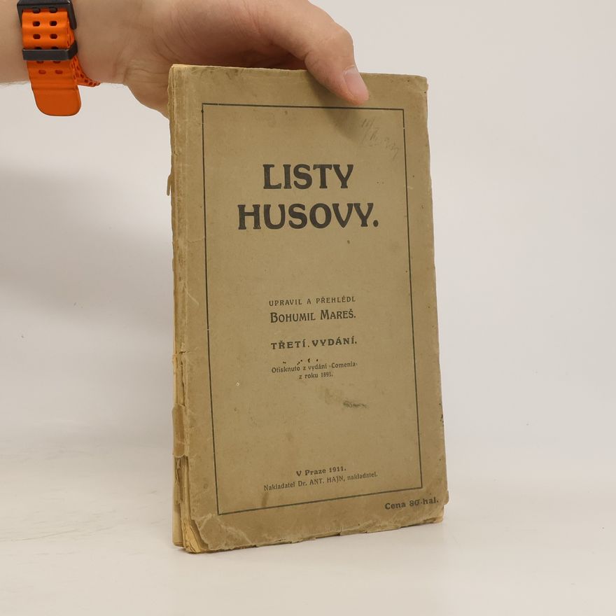 Bohumil Mareš Listy Husovy