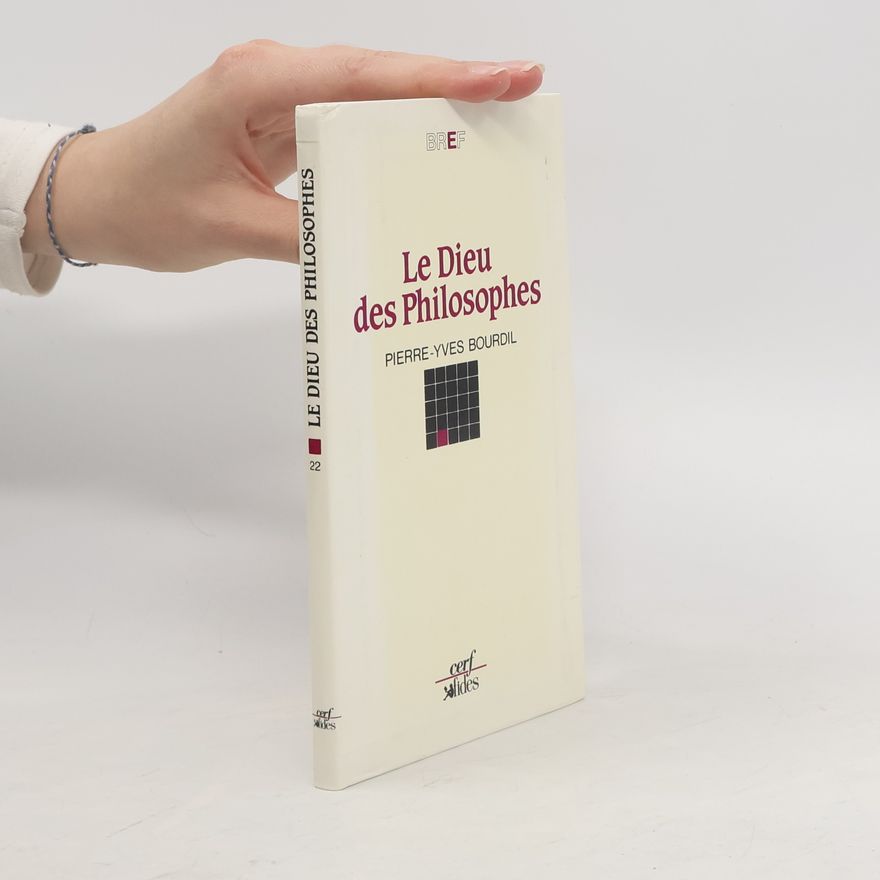 Pierre-Yves Bourdil Le Dieu des philosophes