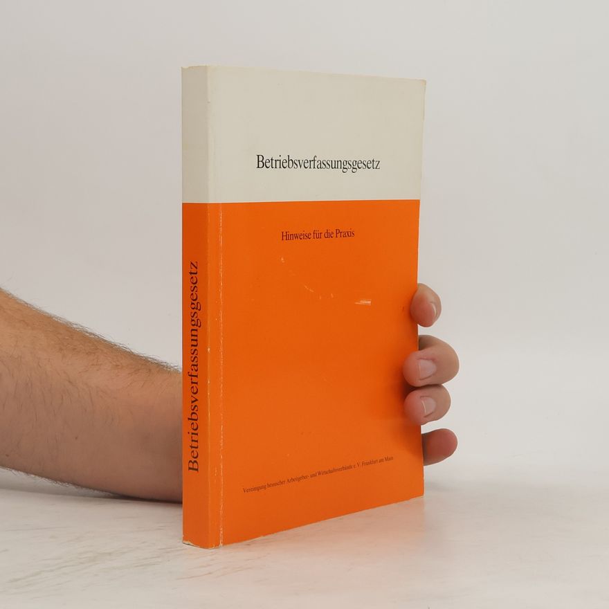 Collectif d'auteurs Betriebsverfassungsgesetz