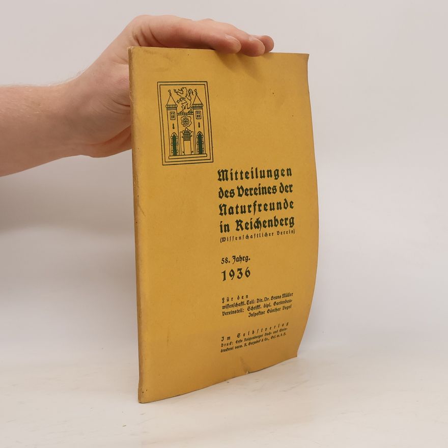 Collectif d'auteurs Mitteilungen des Vereines der Naturfreunde in Reichenberg