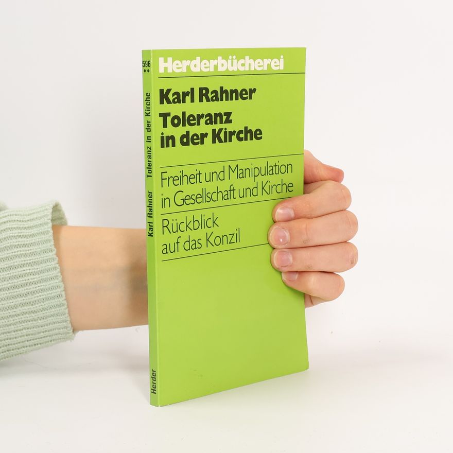 Karl Rahner Toleranz in der Kirche