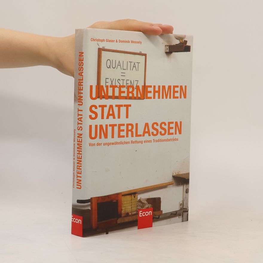 Christoph Glaser Unternehmen statt unterlassen