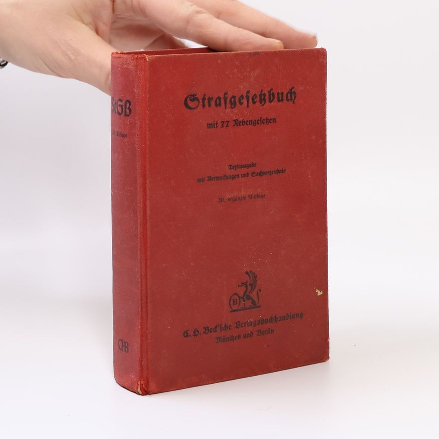 Collectif d'auteurs Strafgesetzbuch mit 77 Nebengesetzen
