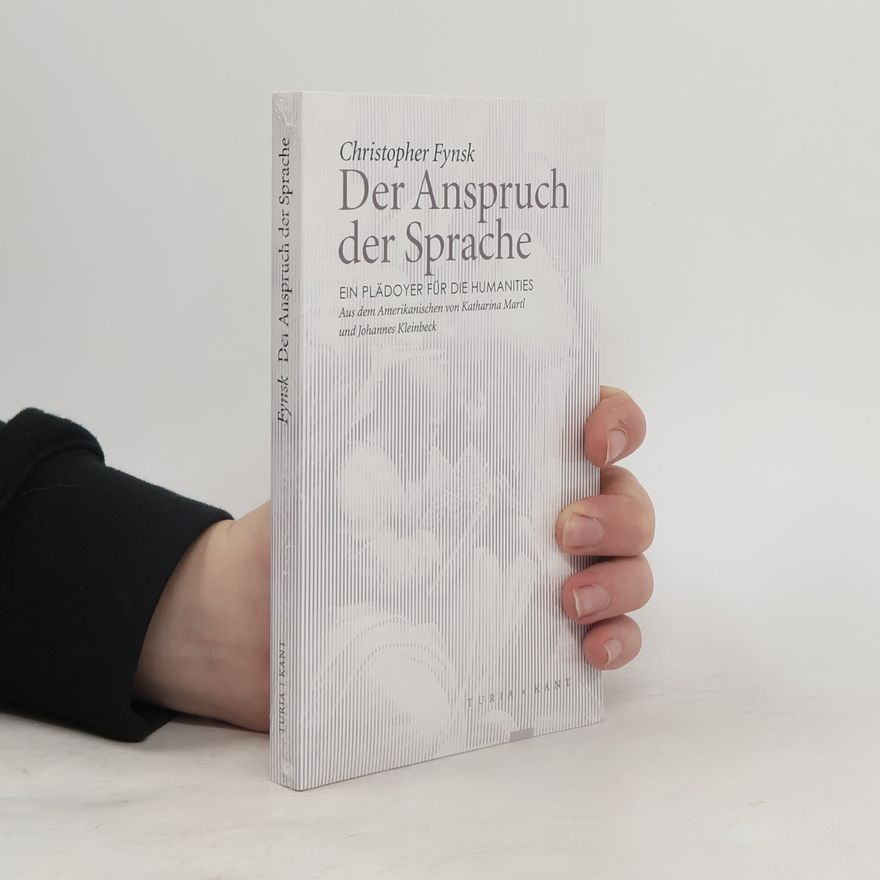 Christopher Fynsk Der Anspruch der Sprache