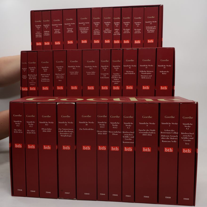 Johann Wolfgang von Goethe Johann Wolfgang Goethe - Münchner Ausgabe in 33 Bänden