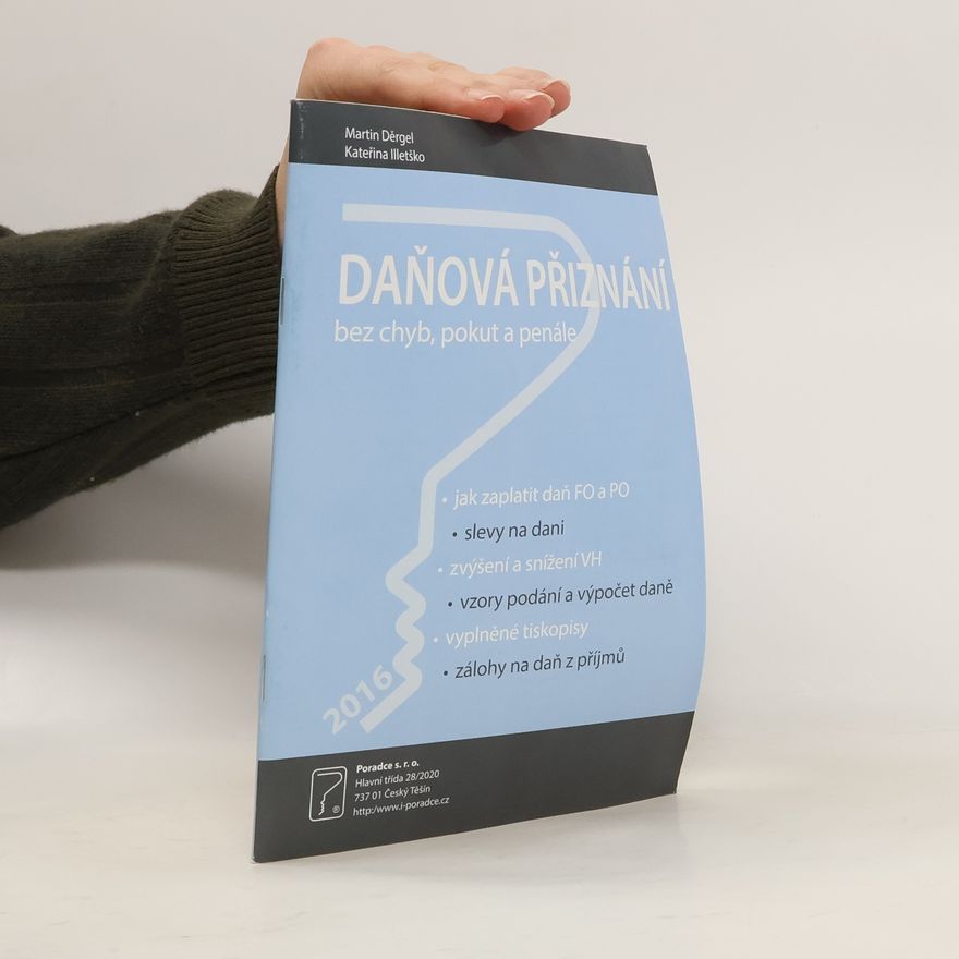 Kateřina Illetško Daňová přiznání bez chyb, pokut a penále