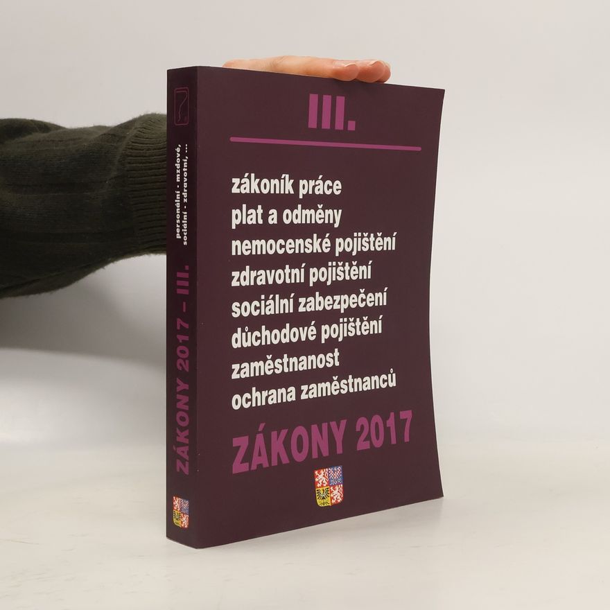Collectif d'auteurs Zákony 2017 - III.