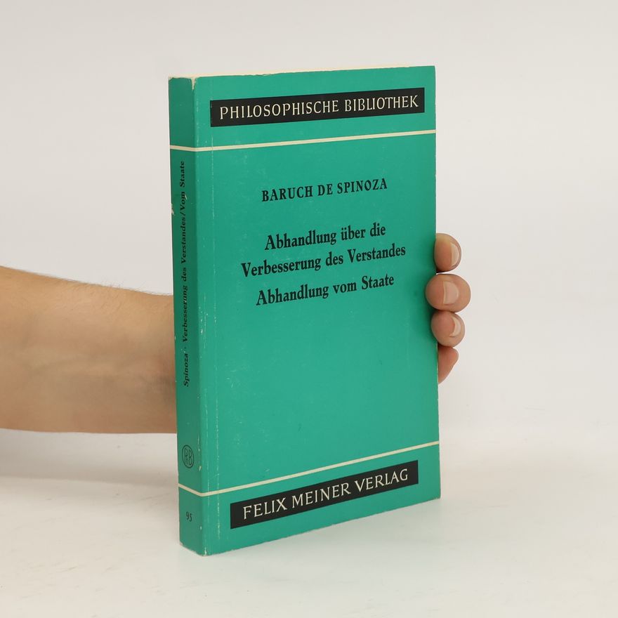 Benedictus de Spinoza Sämtliche Werke 5