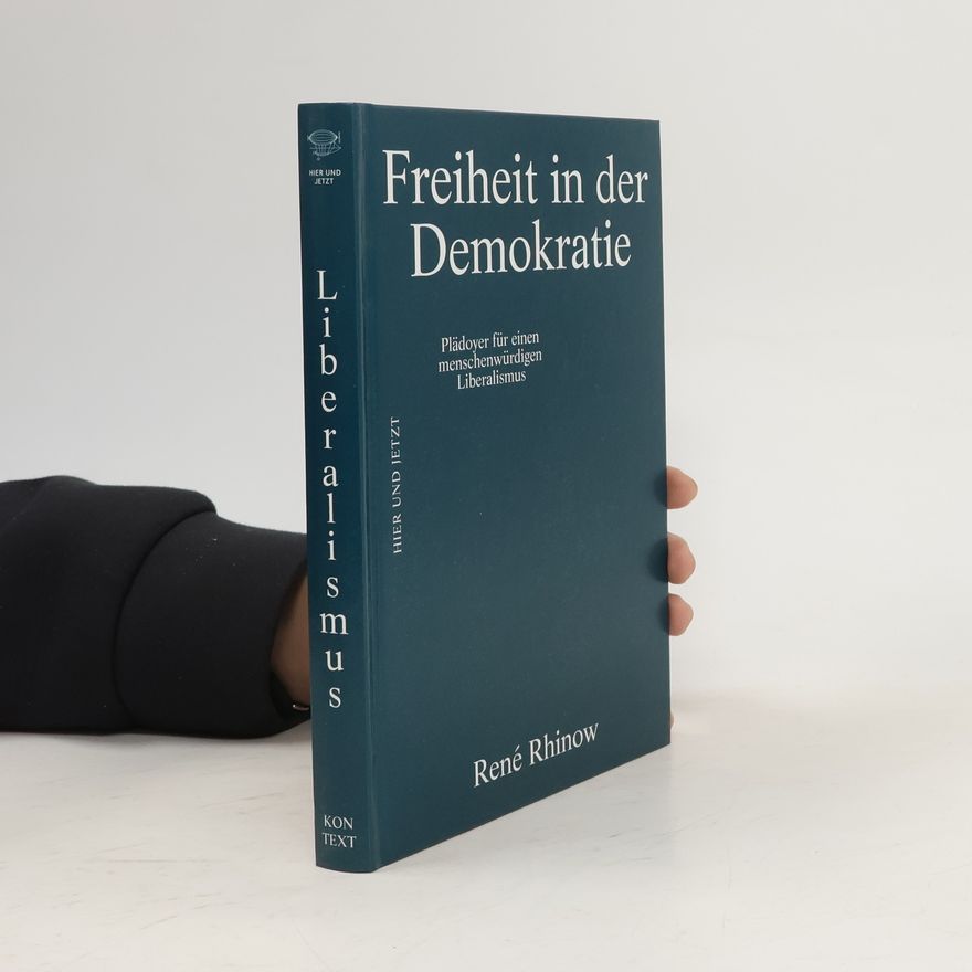 René Rhinow Freiheit in der Demokratie