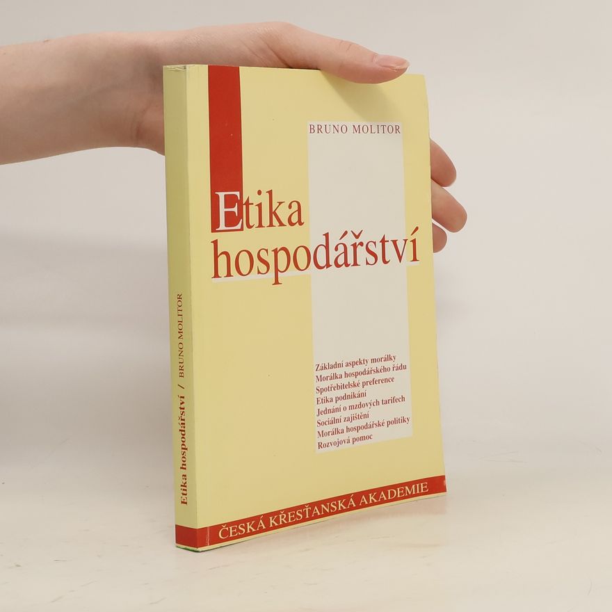 Bruno Molitor Etika hospodářství