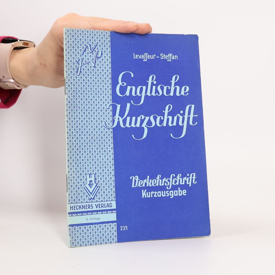 Karl Levasseur  Englische Kurzschrift