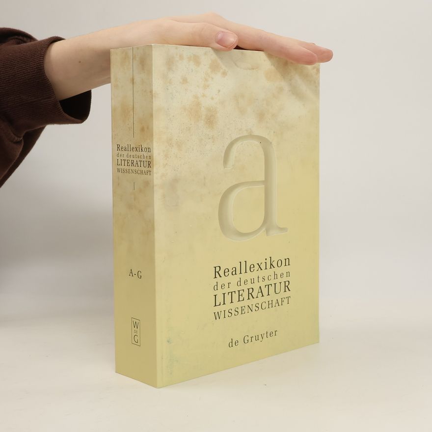 Klaus Grubmüller Reallexikon der deutschen Literaturwissenschaft: Band I, A-G