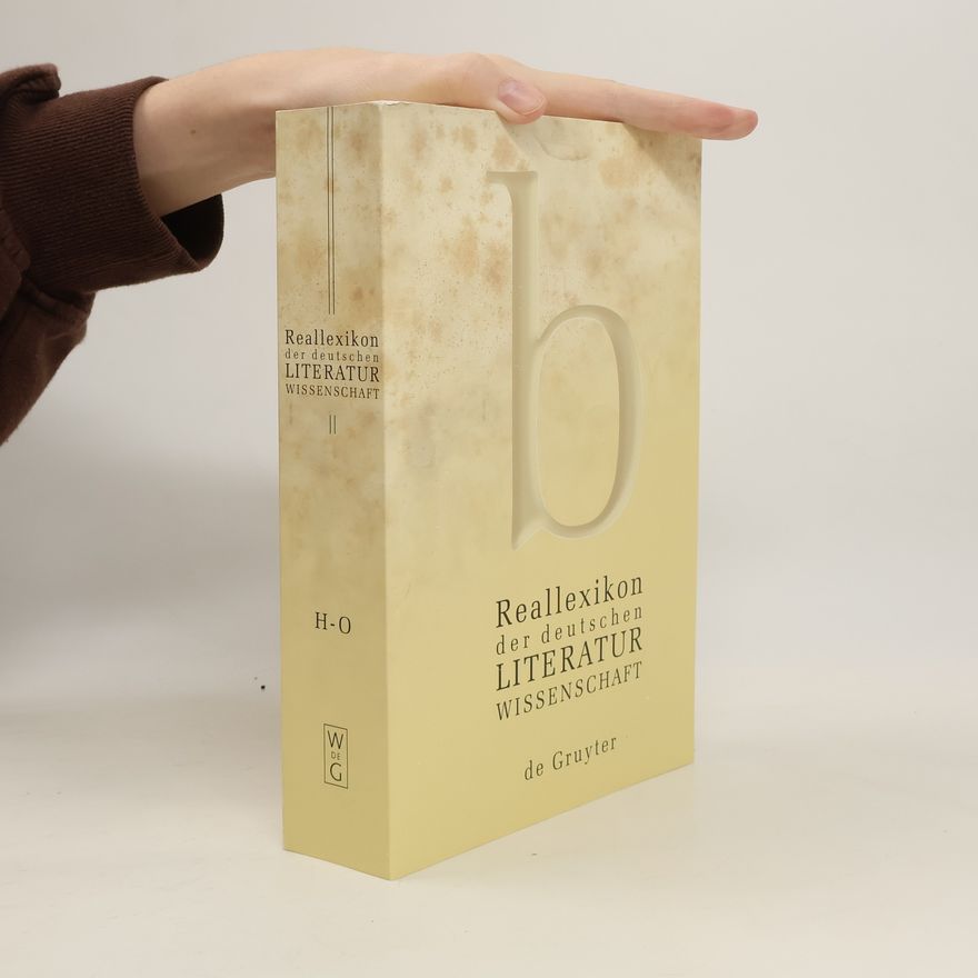 Georg Braungart Reallexikon der deutschen Literaturwissenschaft: Band II, H-O