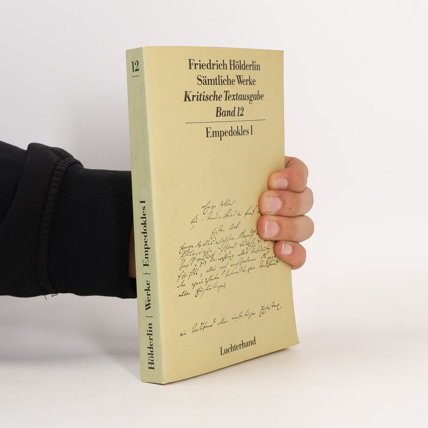 Friedrich Hölderlin Sämtliche Werke