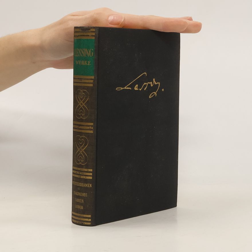 Gotthold Ephraim Lessing Ausgewählte Werke. Dritter Band