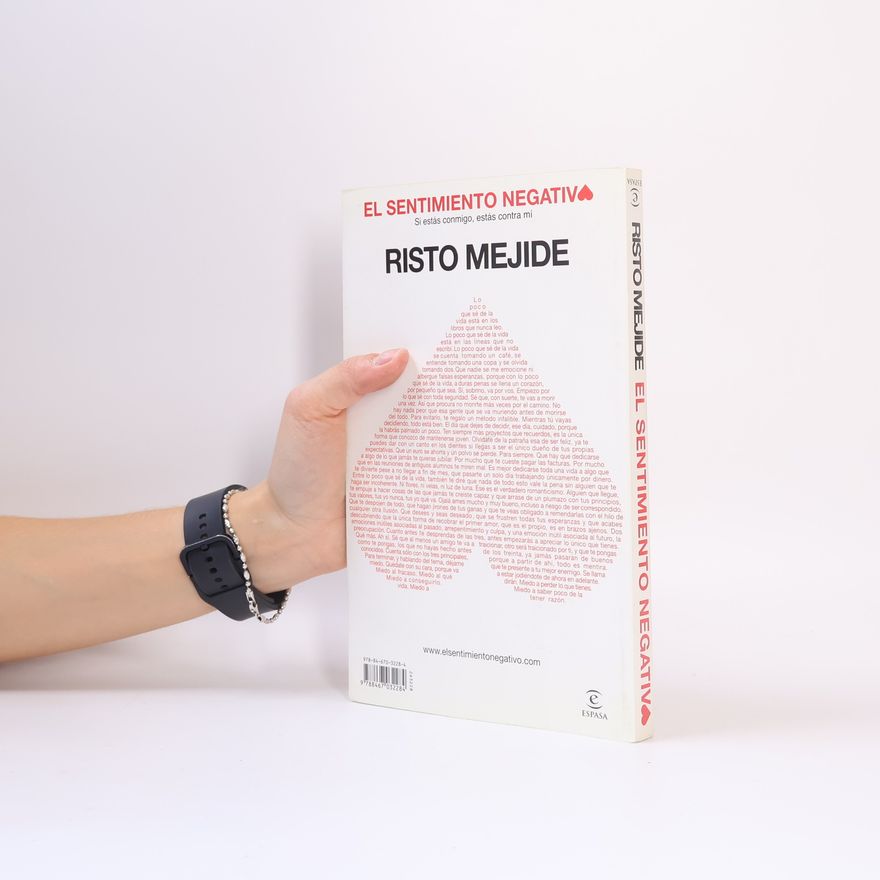 Risto Mejide El sentimiento negativo