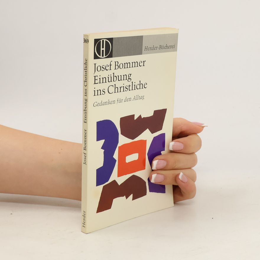 Josef Bommer Einübung ins Christliche