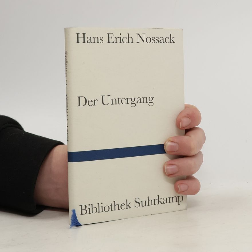 Hans Erich Nossack Der Untergang