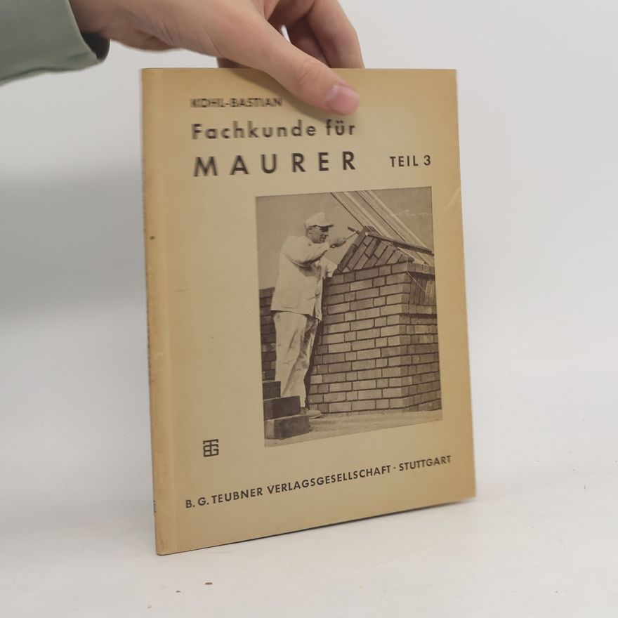 Autorenkollektiv Fachkunde für Maurer 3