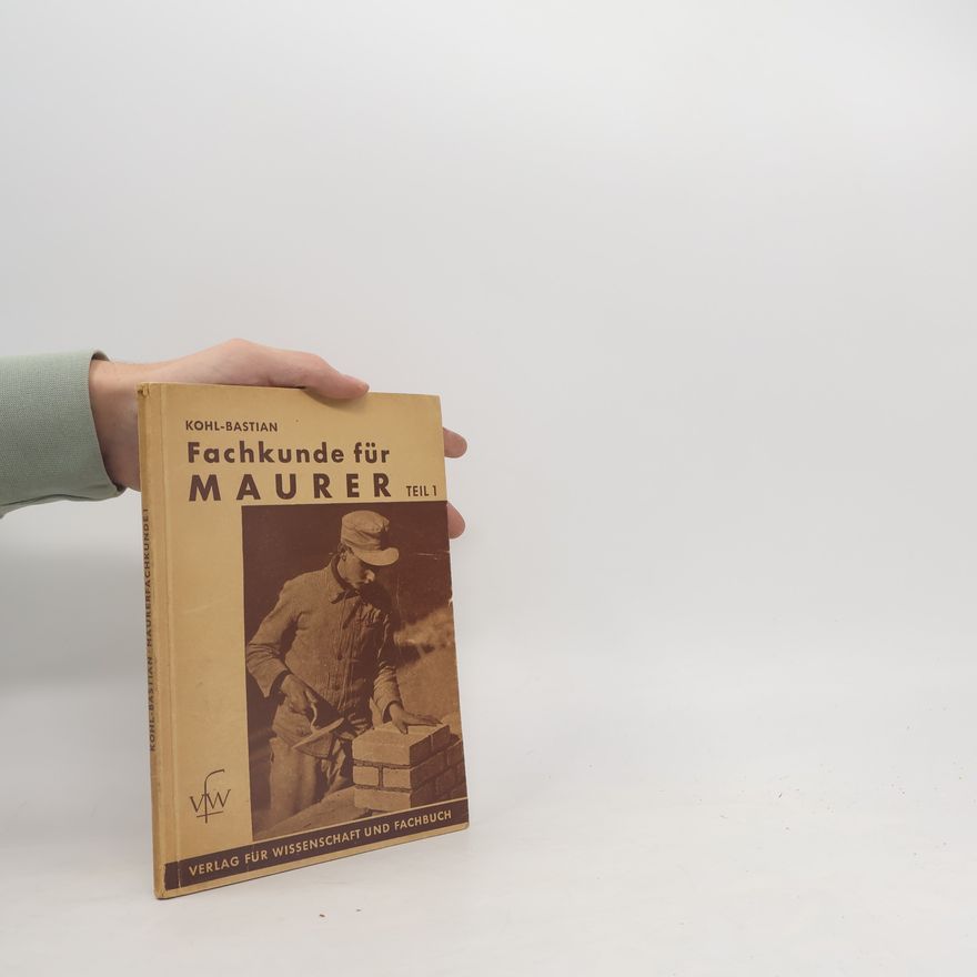 Autorenkollektiv Fachkunde für Maurer 1