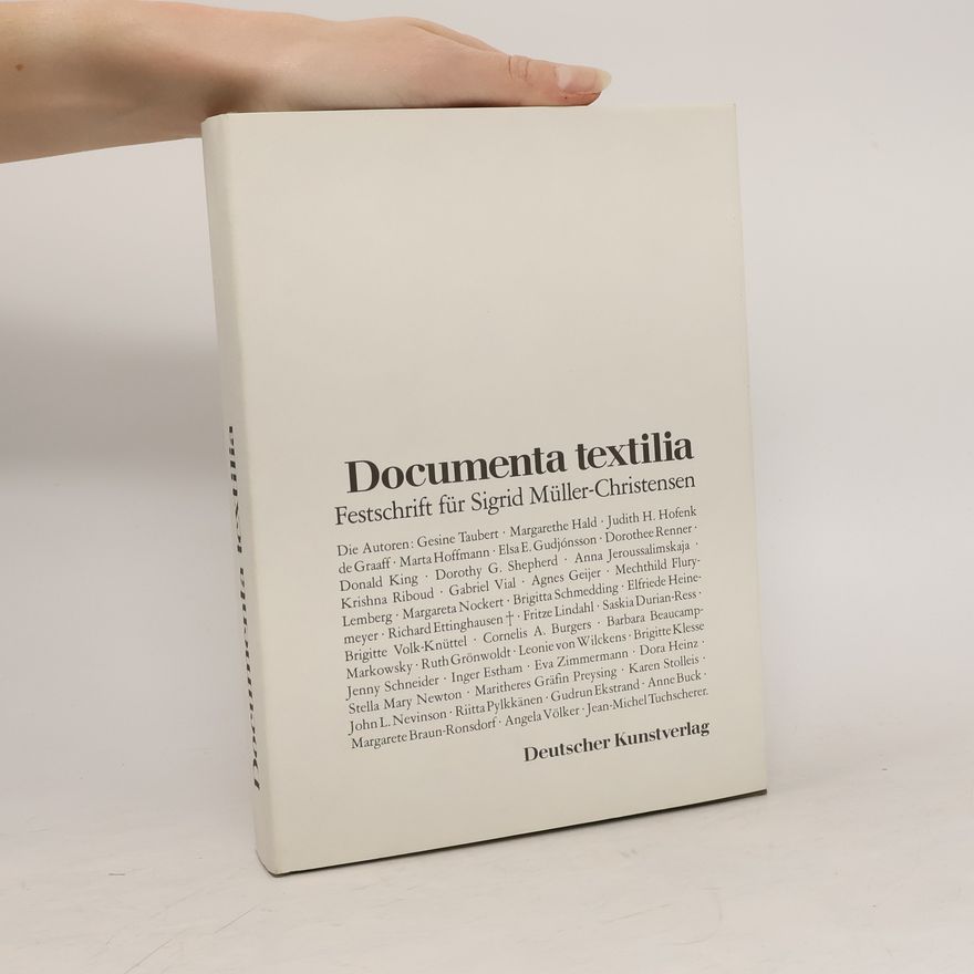 Mechthild Flury-Lemberg Documenta textilia