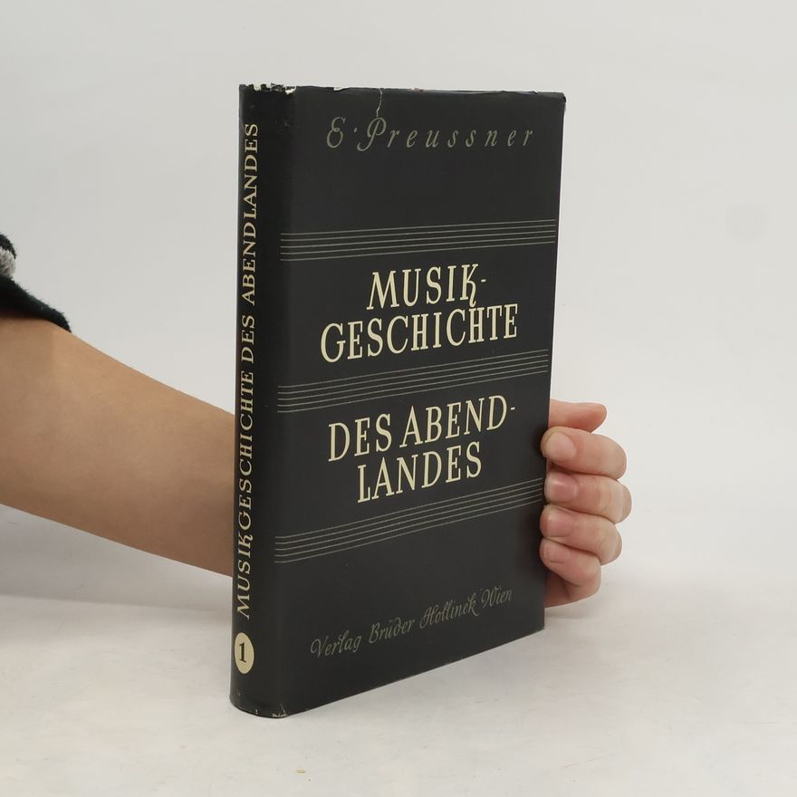 Eberhard Preussner Musik Geschichte des Abendlandes 1