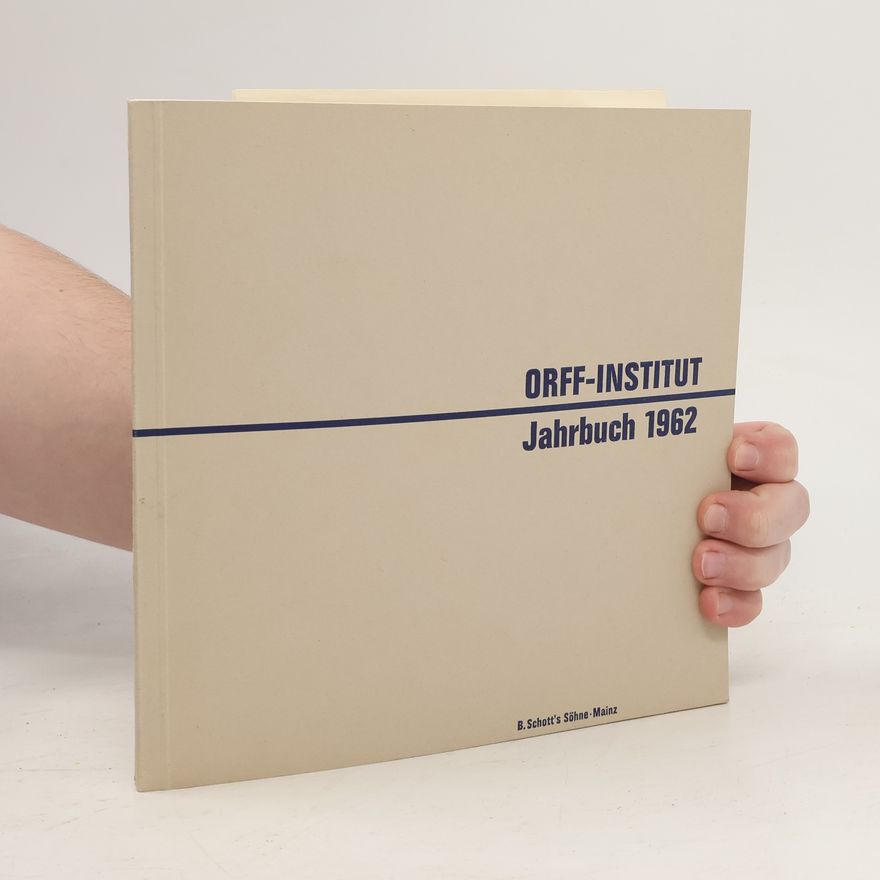 AA.VV. Orff-Institut Jahrbuch 1962