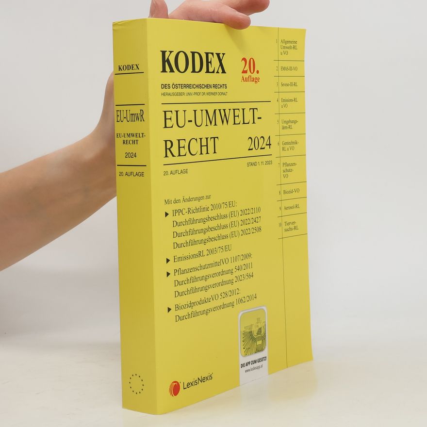Werner Doralt KODEX EU-Umweltrecht 2023/24 - inkl. App