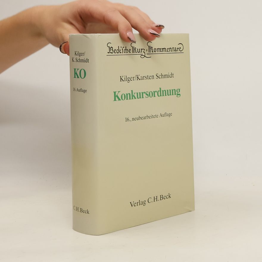 Joachim Kilger Konkursordnung