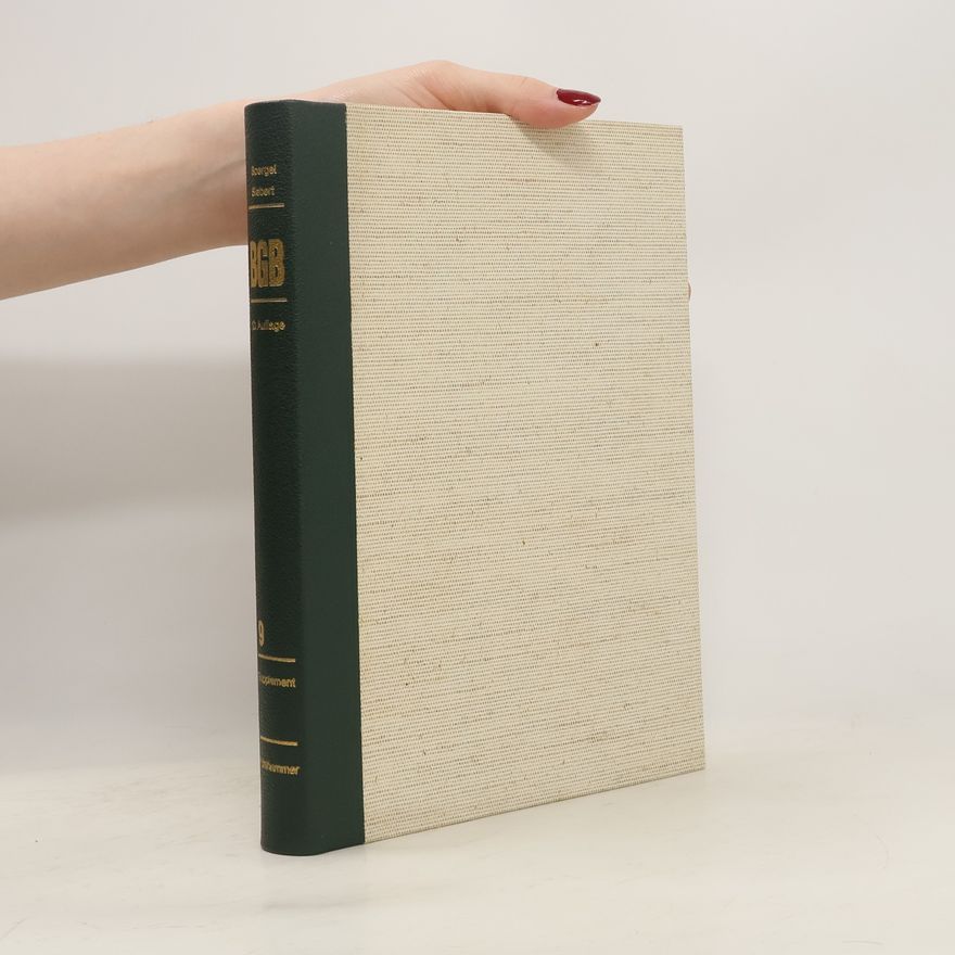 Collectif d'auteurs Bürgerliches Gesetzbuch 9